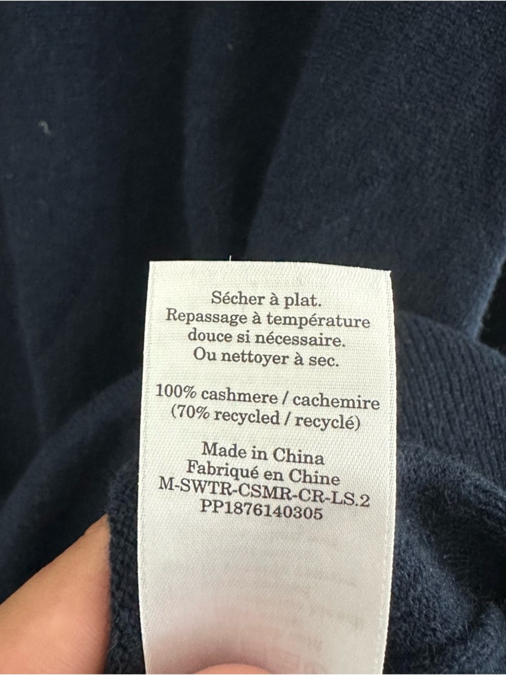 Everlane The Cashmere Crew in Black Size:‎ XL, NWT - Picture 10 of 12